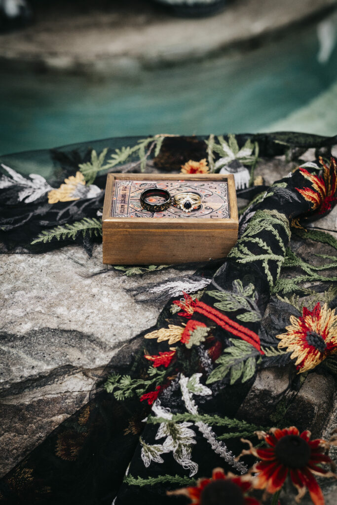 elopement photography at the Satanic Temple in Salem Massachusetts